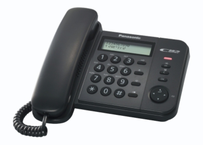 PANASONIC Telefono fisso Panasonic KX-TS560EX1B nero